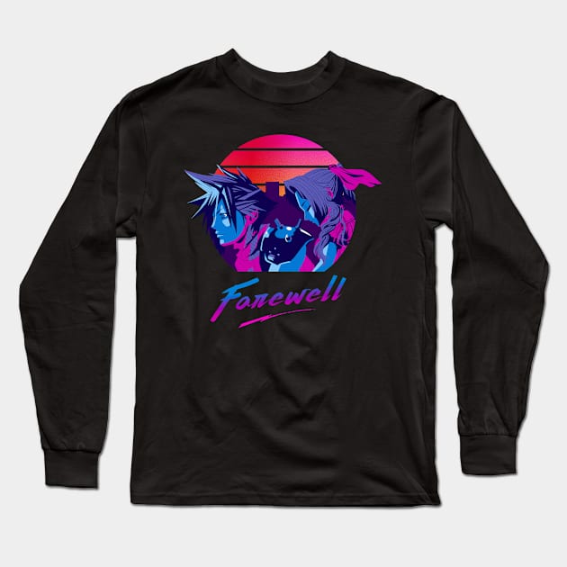 Farewell Cloud X Aerith 80s Long Sleeve T-Shirt by geekmethat